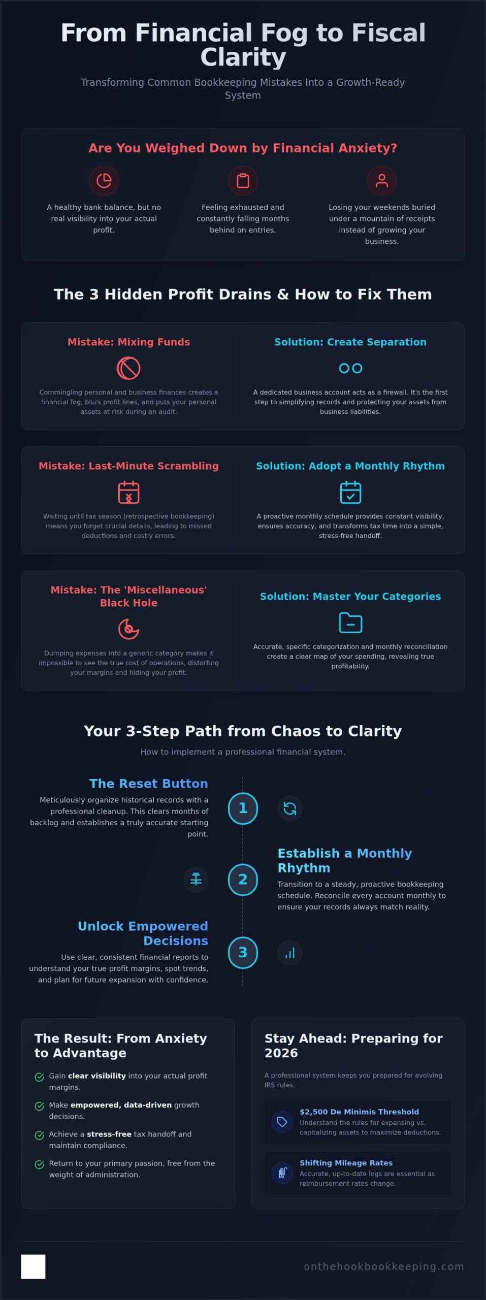 Common Small Business Bookkeeping Mistakes: 2026 Guide